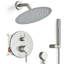 Système de douche complet à pression équilibrée (température et volume) avec valve brute