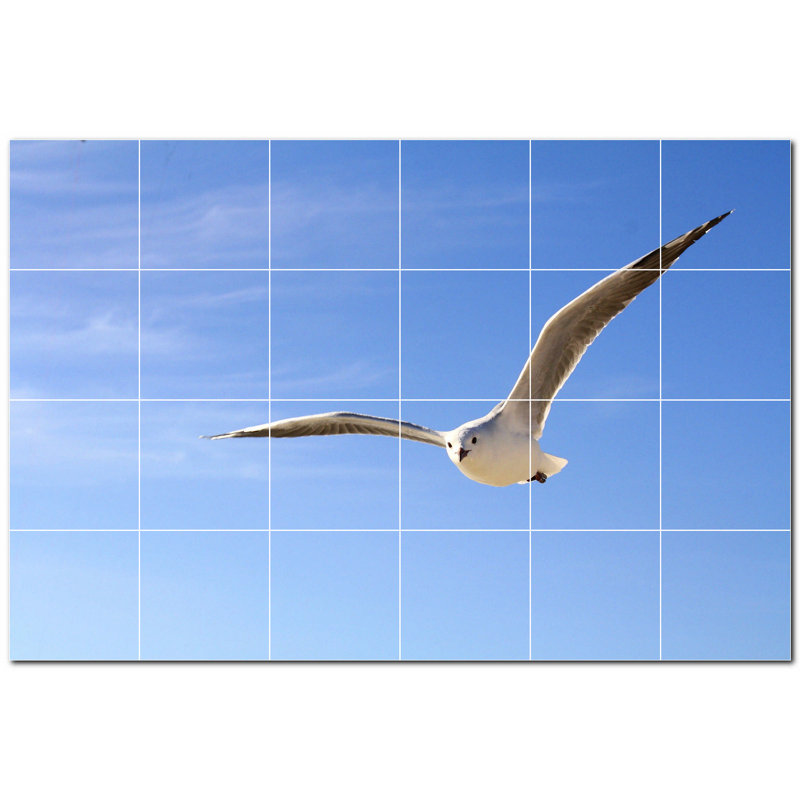Murale décorative en céramique 4,25 po x 4,25 po