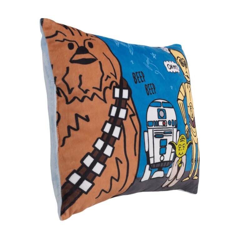 Cool Star Wars R2d2 Home Decorative Cotton Linen Square Throw Pillow Case  Cushion Cover Art Design