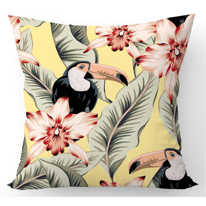 Brockley Floral Square Cushion