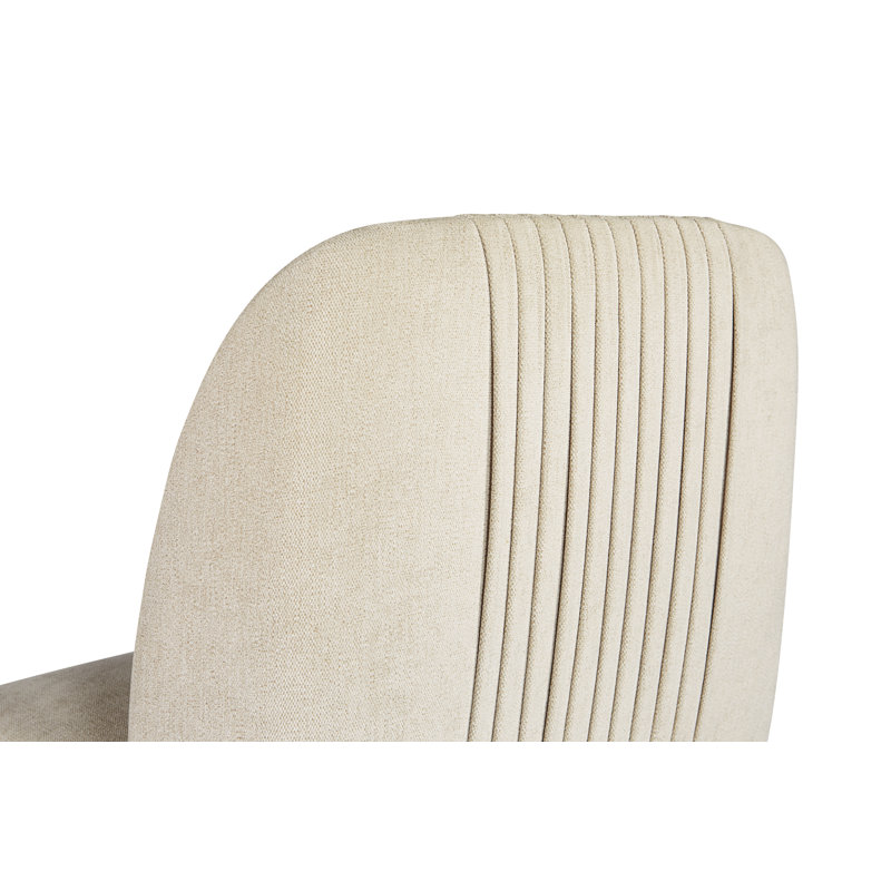 Nevin Upholstered Dining Chair, Muslin