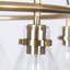 Lustre encastré 5 lumières Glam