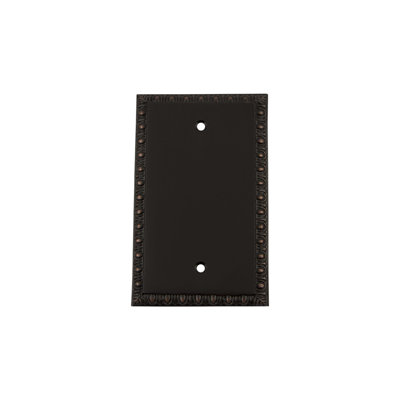 Egg and Dart Blank Wall Plate