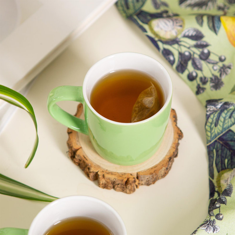 Argon Tableware - Coloured Coffee Mugs, Green