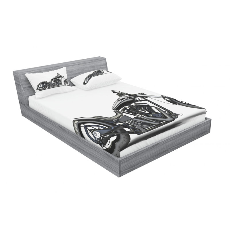 Microfiber Sheet Set, Full Sheet Set with Fitted Sheet