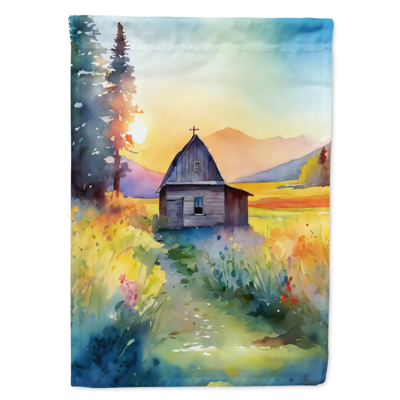 Double Sided 40'' H x 28'' W Polyester House Flag