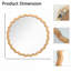 Miroir rond rond pour meuble-lavabo
