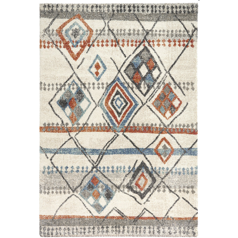 Babbitt Geometric Indoor Rug, Rectangle 3'11" x 5'7"