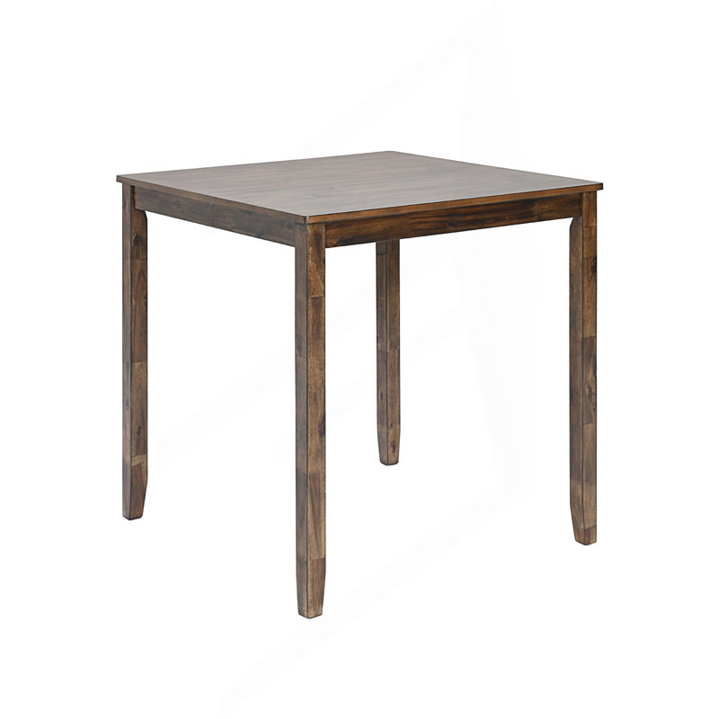 Table carrée, table de cuisine, table à hauteur de comptoir, table de salle à manger, H 36,04 po x l 34,53 po x P 34,53 po