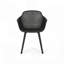 Ensemble de 2 chaises de salle à manger d'extérieur résistantes aux intempéries LOTUS, durables et élégantes pour les cours modernes-89898840