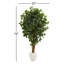 72'' Faux Ficus Tree in Ceramic Planter