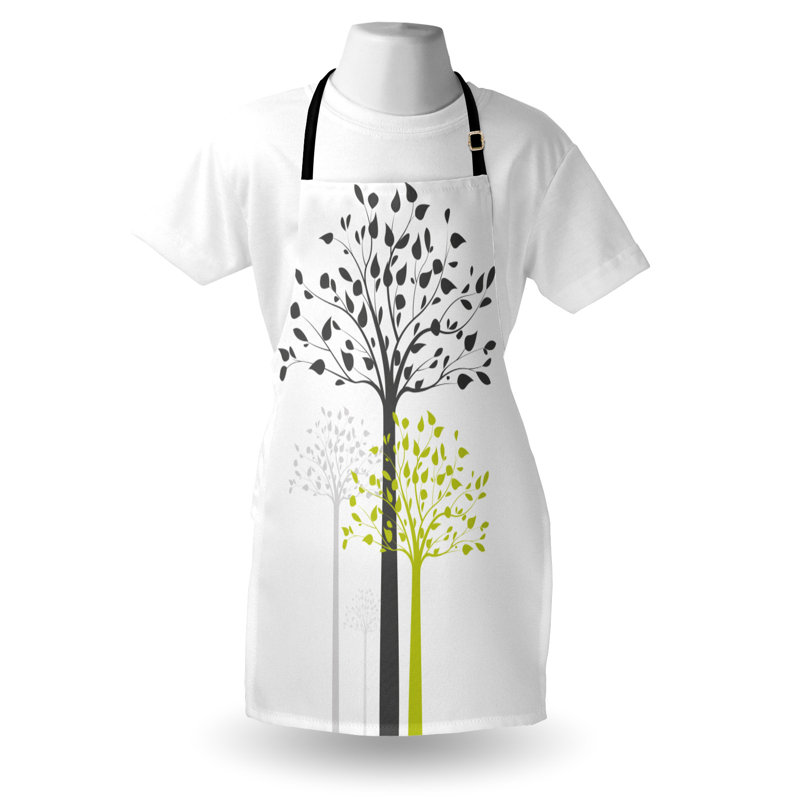 No Pattern Bib Apron