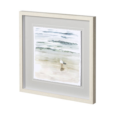 «Seagull Cove II» par Victoria Borges, reproduction d'art encadrée sous verre