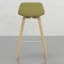 Tabouret Mid-Century (2) - Siège rembourré, placage de bois, repose-pieds, choix de sièges polyvalents pour différentes zones de 2 tabourets de comptoir attrayants, confortables