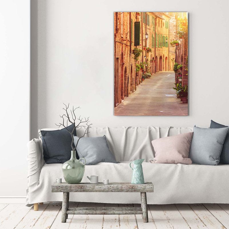 Italian Streets - Wrapped Canvas Print