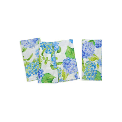 Floral Linen Square Napkins