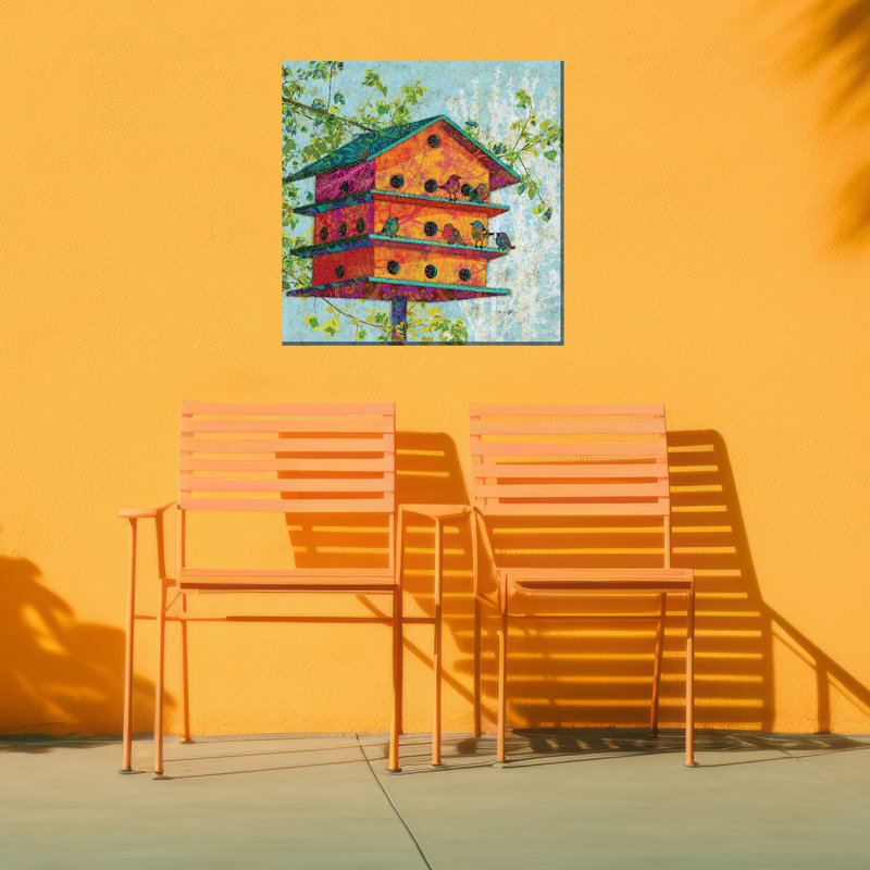 Art sur toile pour les oiseaux