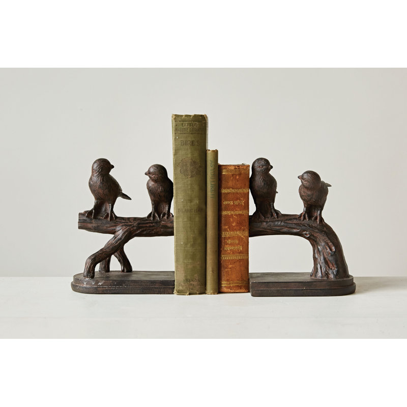 Serre-livres décoratif en résine