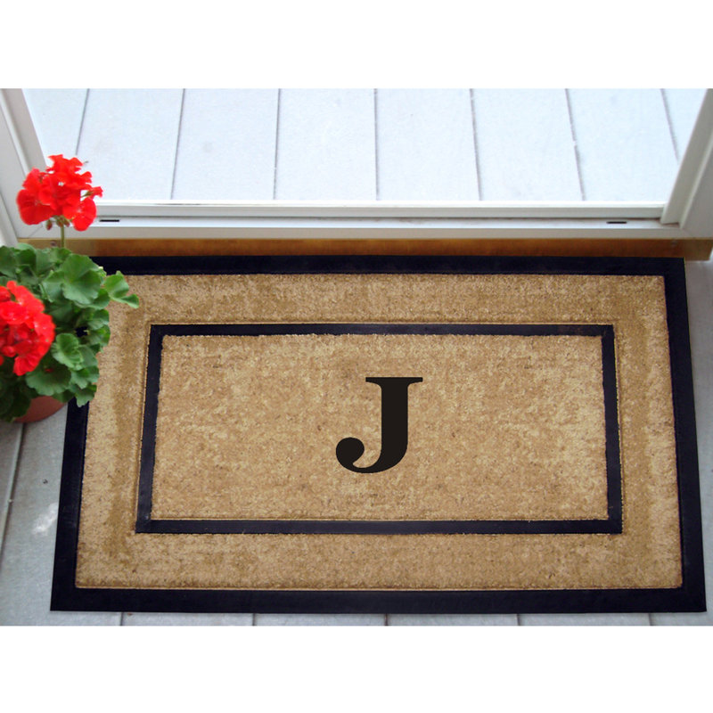 Tapis de porte antidérapant pour l'extérieur, L 22 po x L 36 po, J