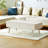 Simple rectangular solid wood coffee table-106275357