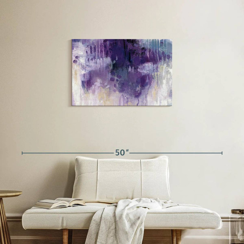 Pluie violette Avery, H 20 po x l 30 po