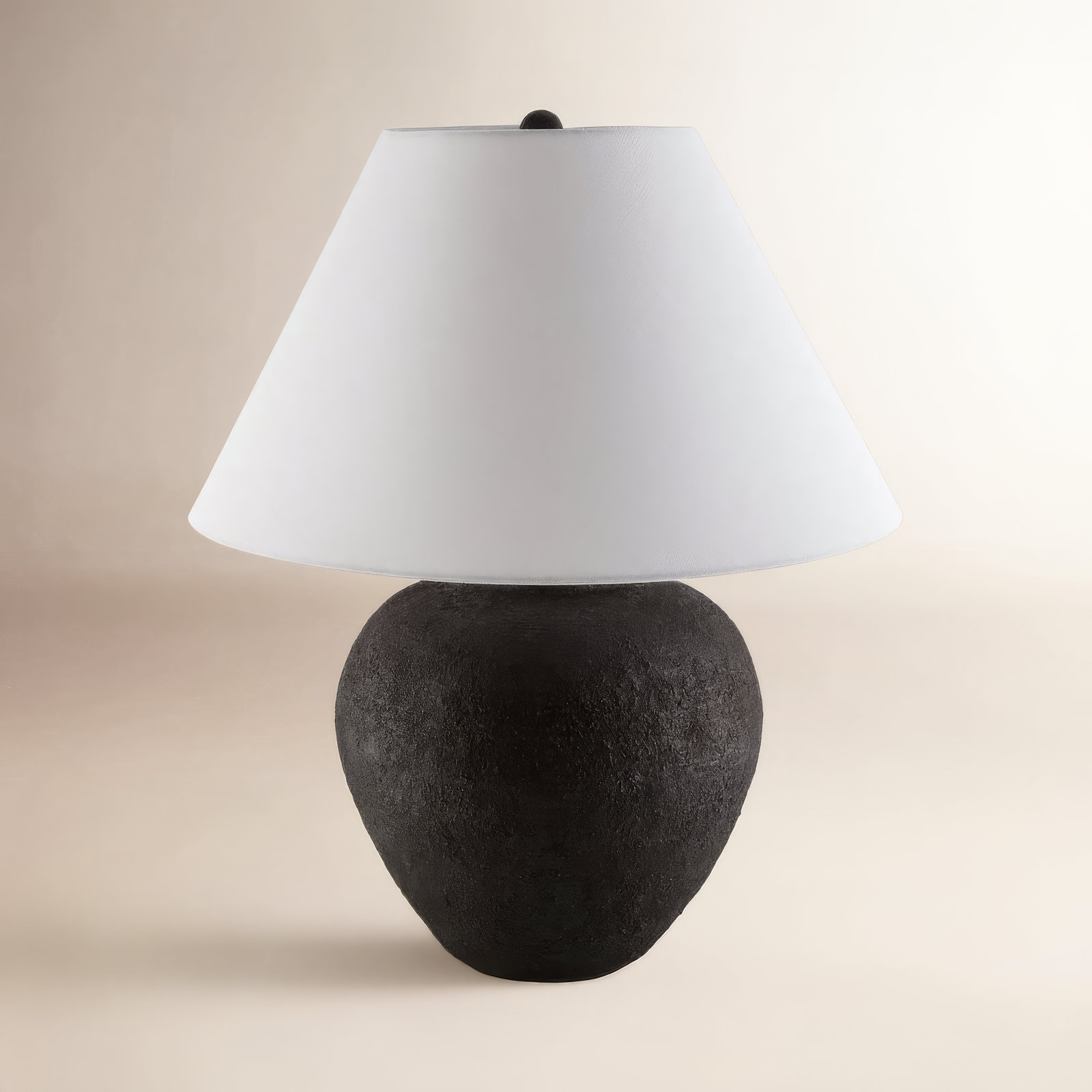 Hive Resin Table Lamp, Black