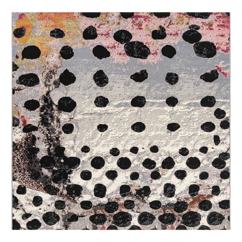 Keazia Indoor/Outdoor Area Rug, Square 7'10"