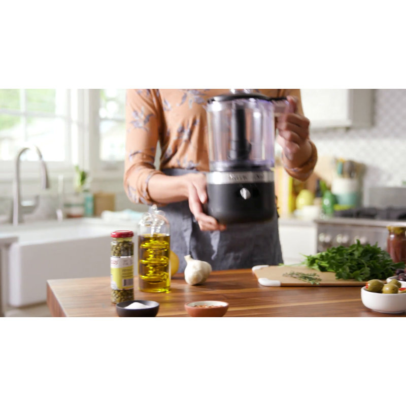 Empire Red Cordless 5-Cup Food Chopper with Stainless Steel Blade