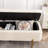 Miajah Velvet Upholstered Flip Top Storage Bench-1447023128