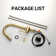 Single Handle High-Arc Kitchen Faucet With Two Function Spray Flow