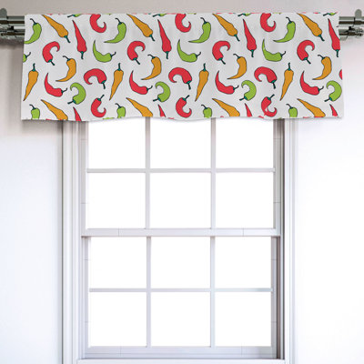 Sateen Ruffled Window Valance