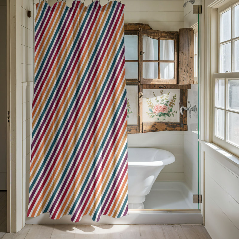 Rideaux de douche Rustic Shades, H 74 po x l 71 po