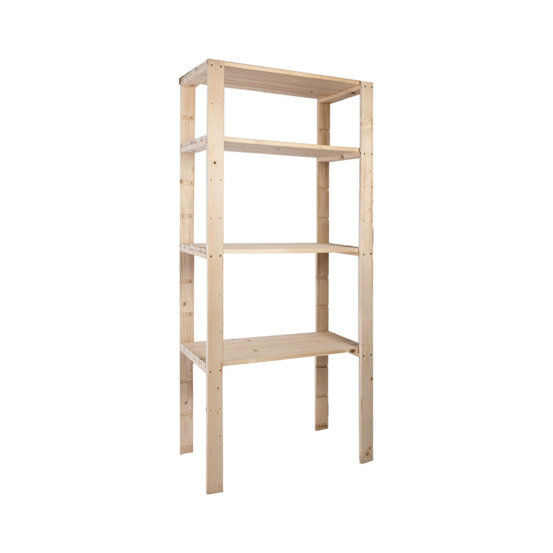 Hebert 40cm W Wood Storage Rack