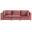 Millings 3 Seater Velvet Sofa-1258994592