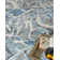 Rectangle Gianni Abstract Hand Loomed Wool/Bamboo Slat/Seagrass Area Rug in Blues/Silver/Ivory