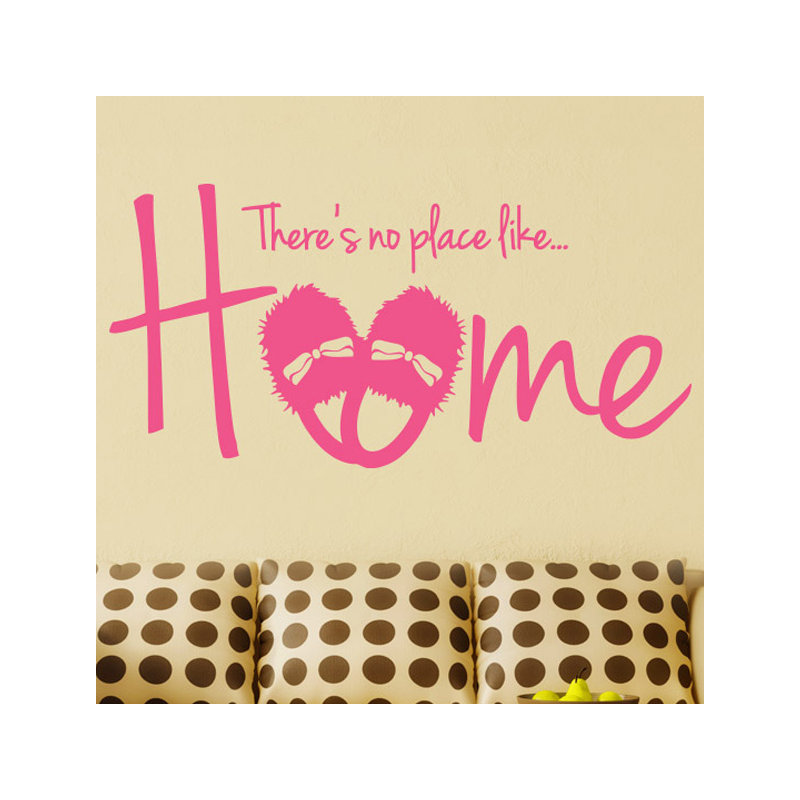 Non-Wall Damaging Wall Decal, Pink, Large