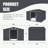 Outdoor Metal Storage Shed with Sliding Doors and Air Vent-113496941