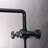3 Handle Wall Roman Tub Faucet with Diverter