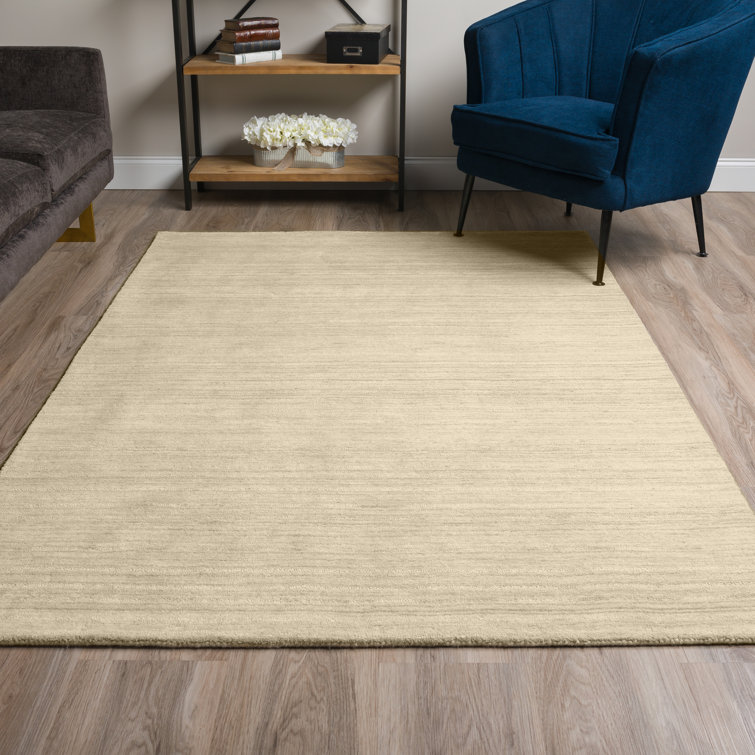 Toby Handmade Tufted Wool Linen Area Rug