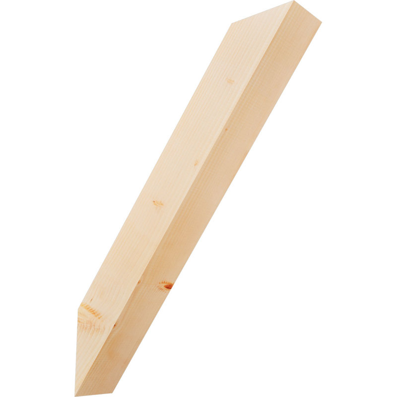 Attelle de genou traditionnelle, H 36 po x l 5,5 po x P 28 po, Douglas (lisse)