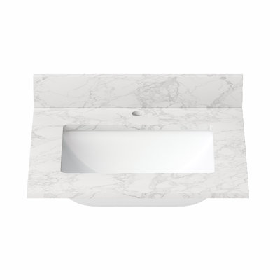 24'' Bathroom Vanity Top With Single Sink