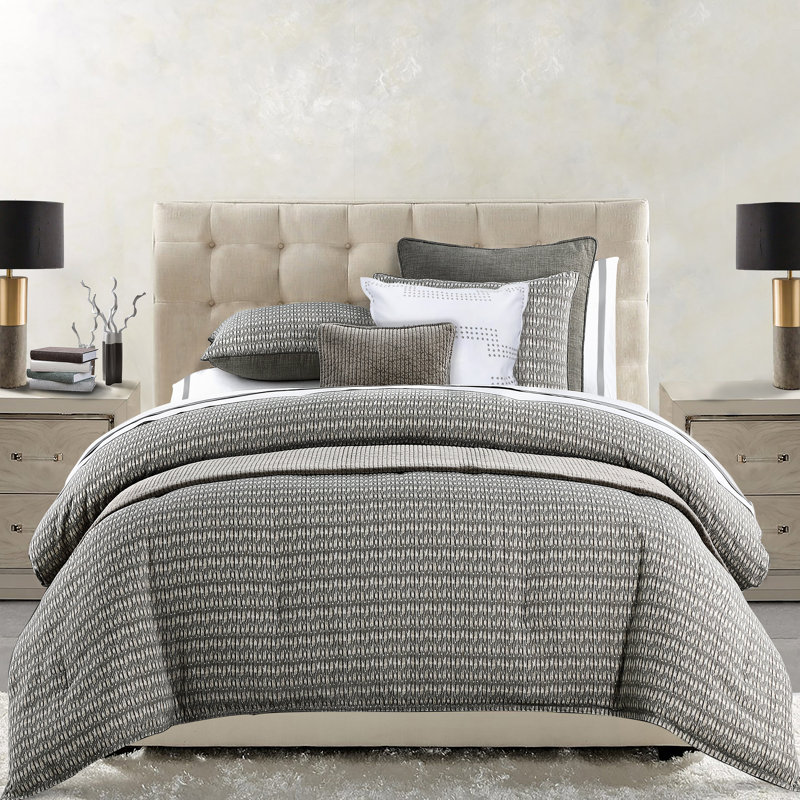 Literie Fenton, Housse de couette pour grand lit et 2 taies décor