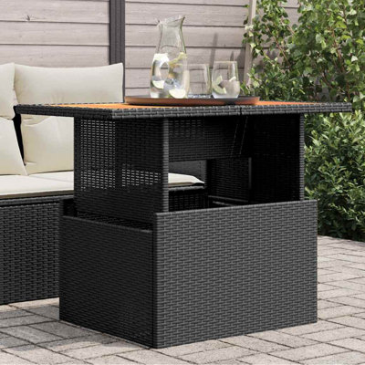 Pirley Rectangular Outdoor Patio Table - 100 cm W 55 cm D