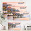 Coucher de soleil sur le lac II - peinture sur toile-59842233-59842234