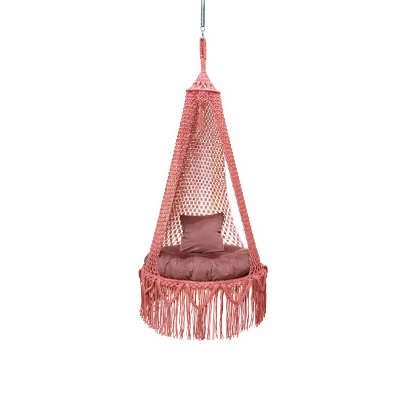 Balancelle suspendue en macramé Joy pour enfants et adultes