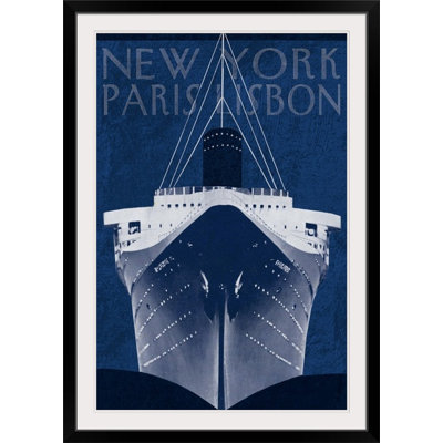 «Passage Atlantique Blueprint», impression