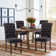 Chaises d'appoint en bois touffetées Bookout