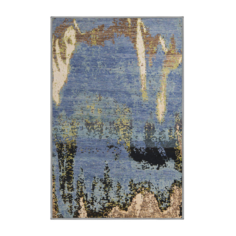 Tapis abstrait moderne 5380, Rectangle 4 pi x 6 pi