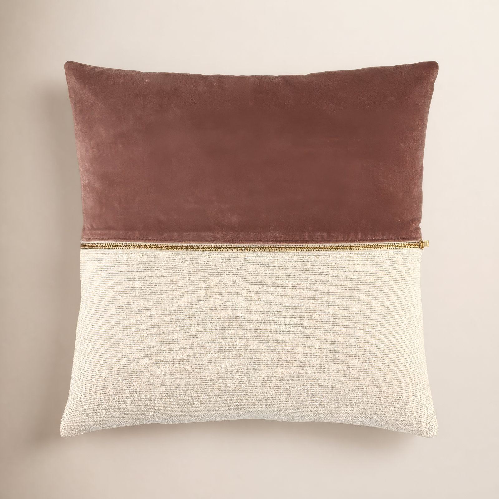 Galey Alix X Livabliss San Marco Accent Pillow, Polyester, 18"H x 18"W, Brown