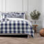 Ensemble d'édredon en coton indigo / ivoire 8 pièces Walker Buffalo-109897434